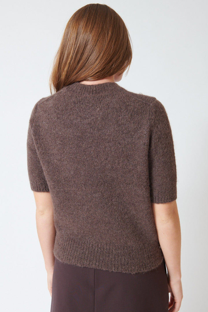 Julia wearing Dorothee Schumacher Loving Touch Pullover rear view