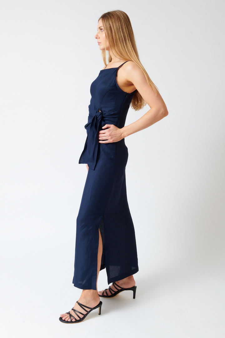Mari wearing Tela Nymph Dress side view