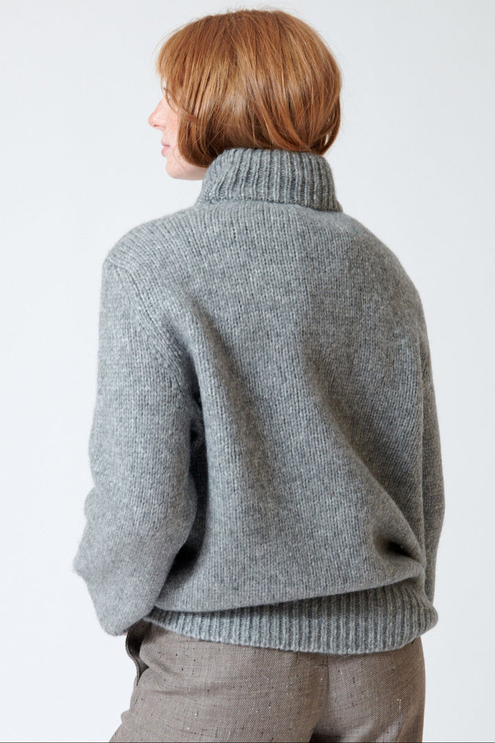 Waverly wearing Dorothee Schumacher Urban Favorites Pullover rear view