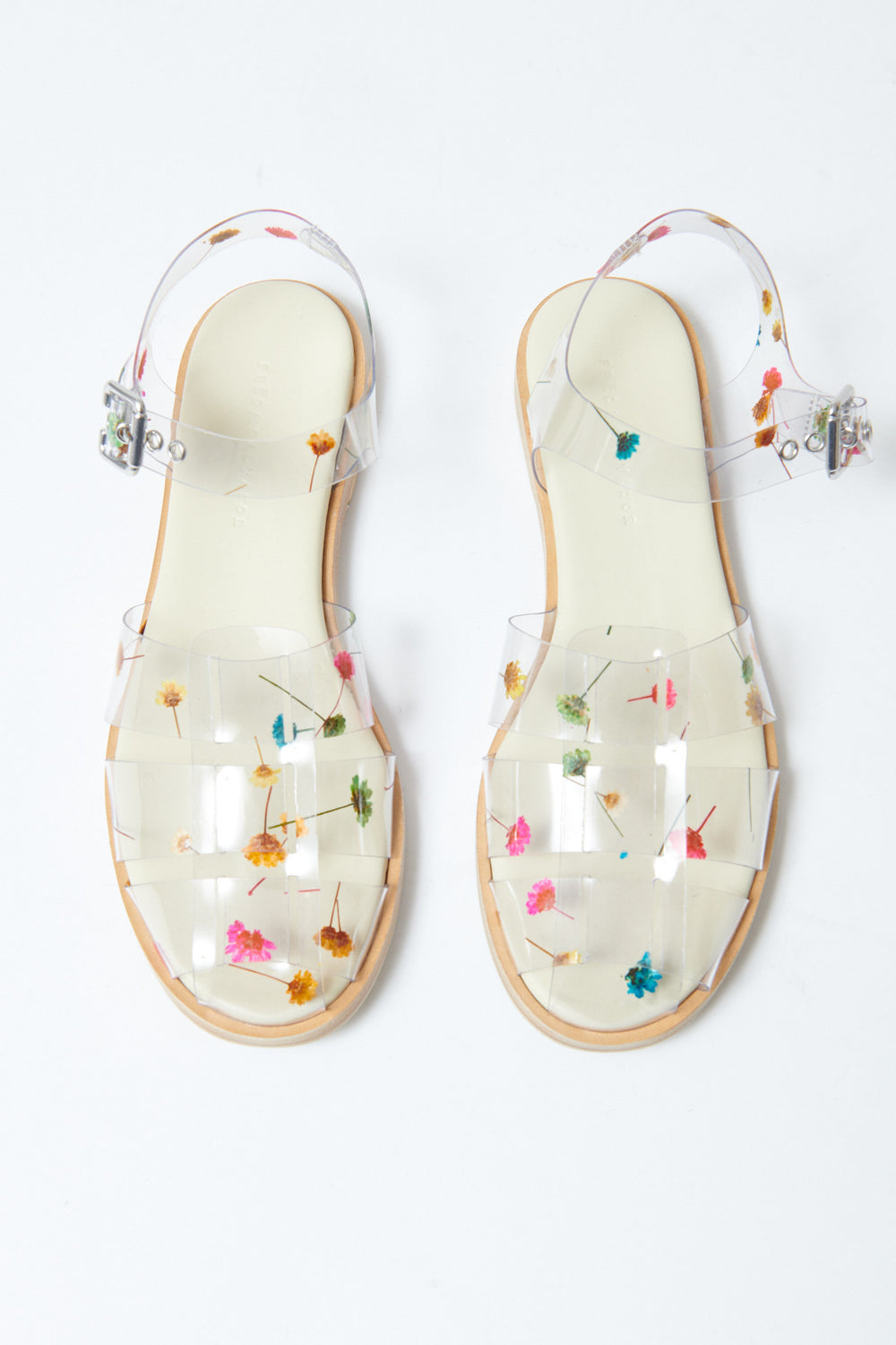 Flat lay of Frēda Salvador Sera Fisherman Sandal front/top view