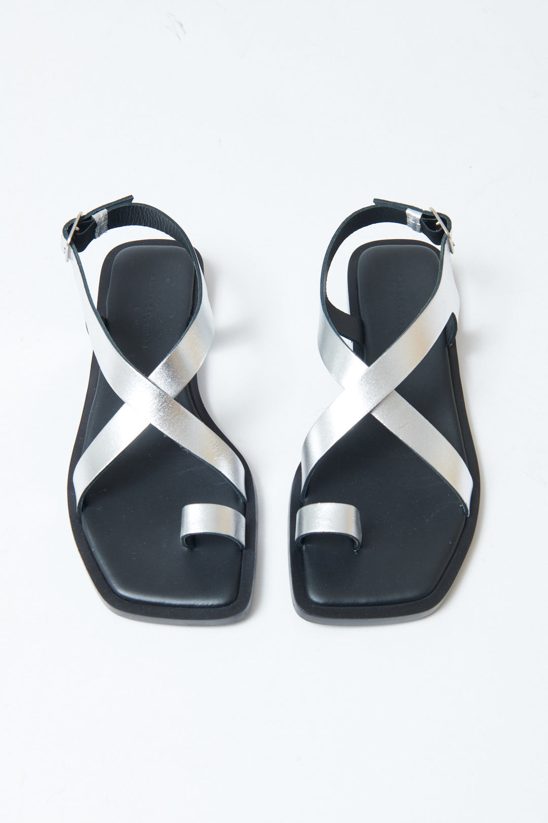 Flat lay of Frēda Salvador Paxton Sandal front view