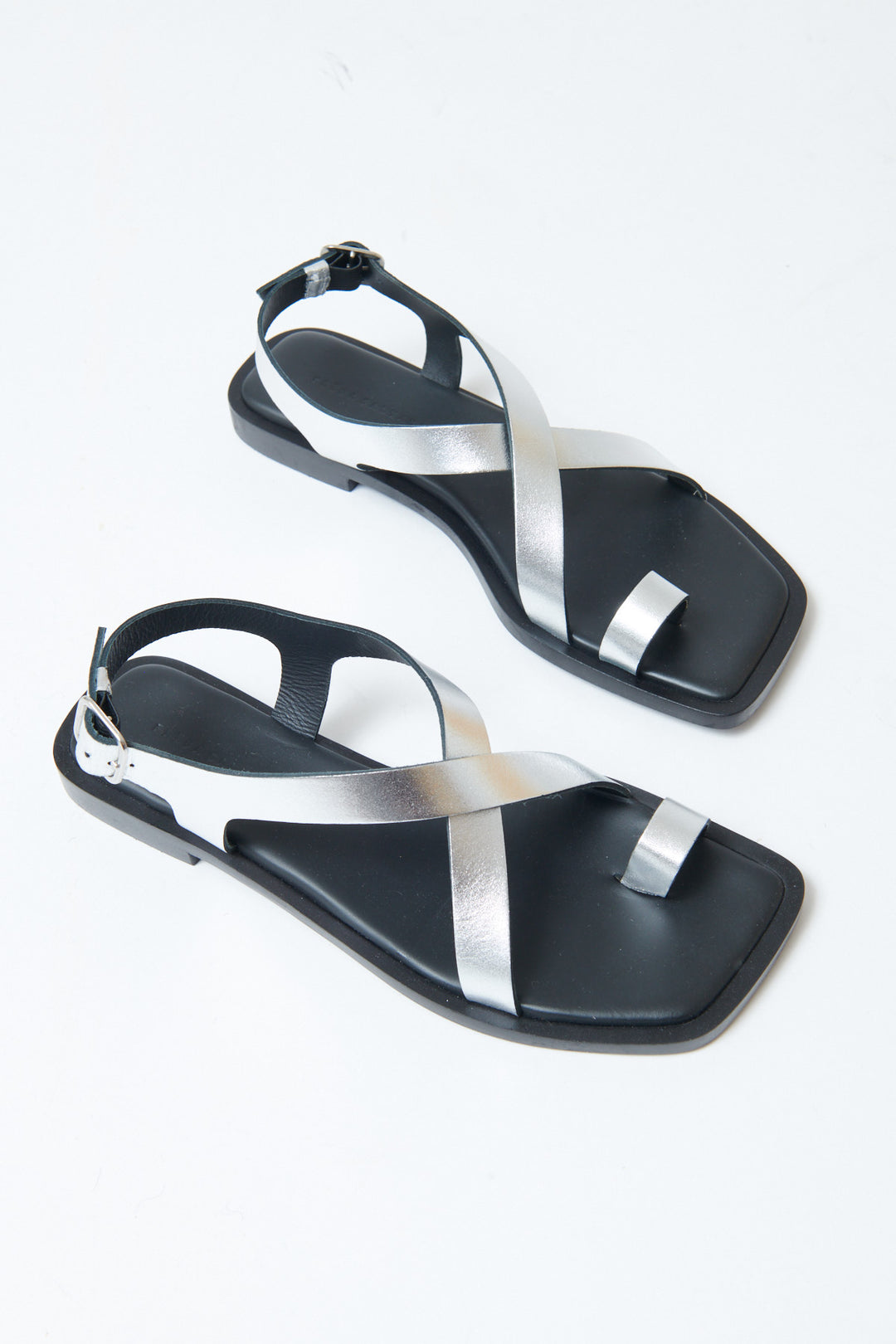 Flat lay of Frēda Salvador Paxton Sandal front view