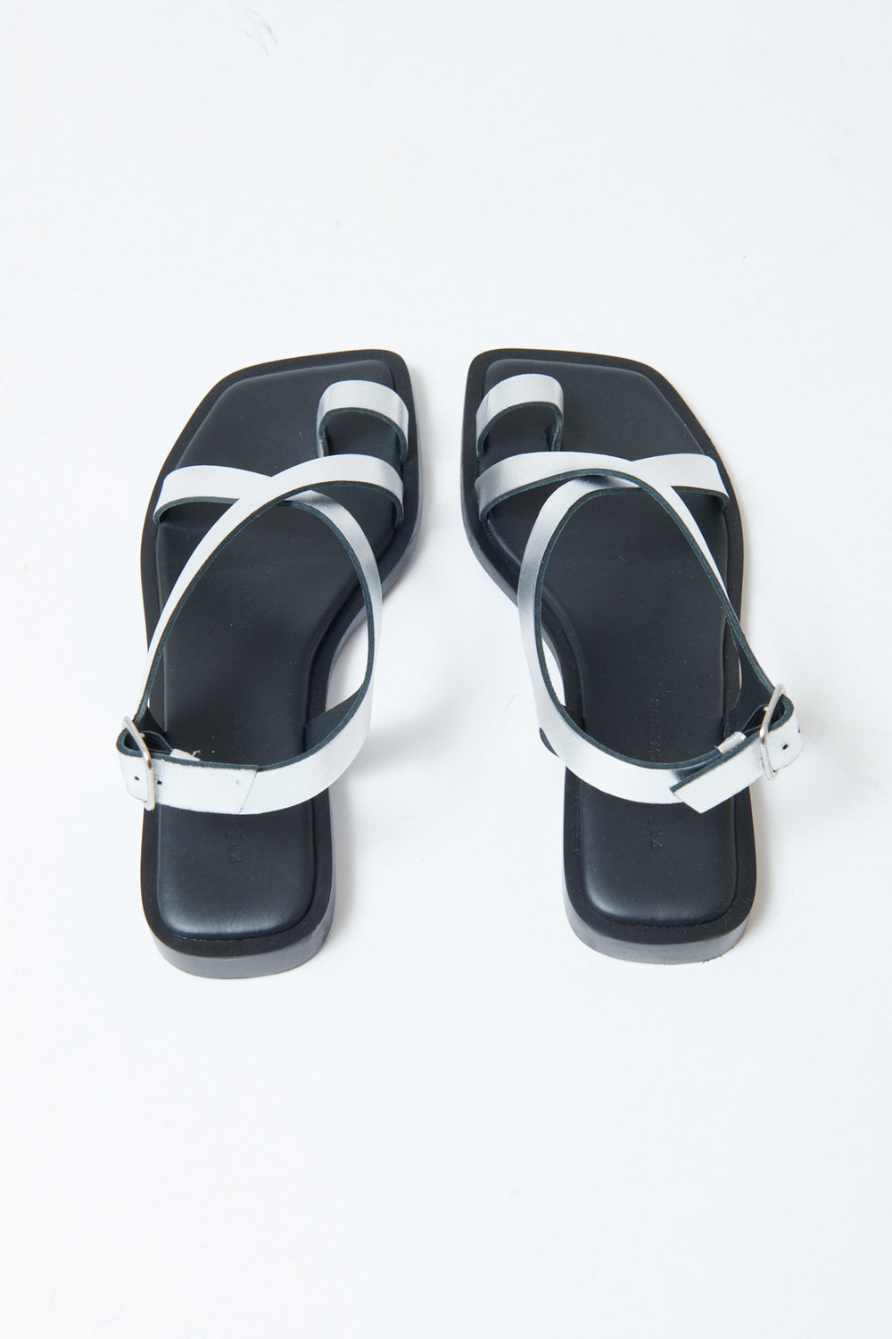 Flat lay of Frēda Salvador Paxton Sandal rear view