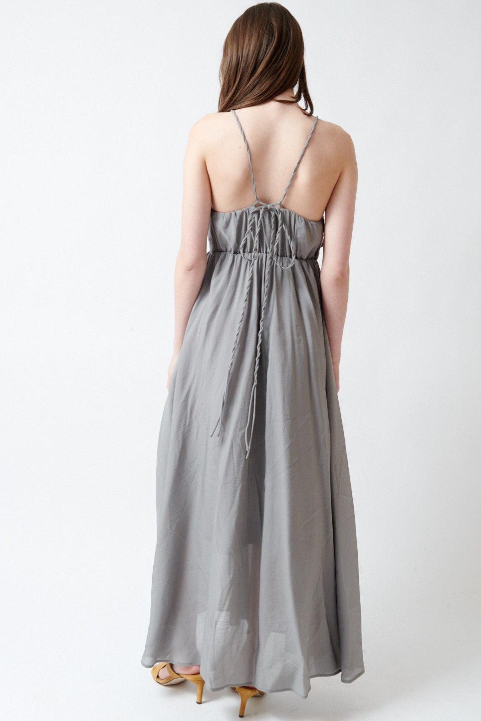 Angela wearing ELEH Inanna Dress rea view
