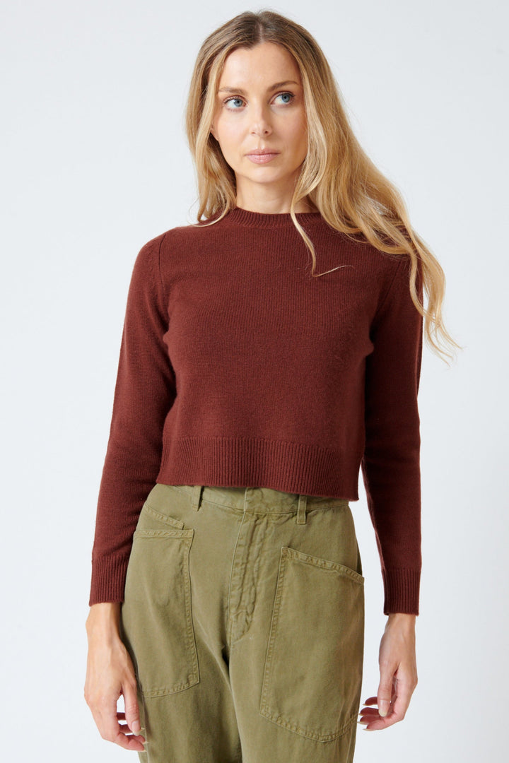 Mari wearing Nili Lotan Venus Sweater front view