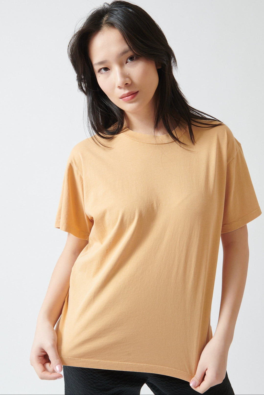 Lilly wearing 6397 Boy T front view