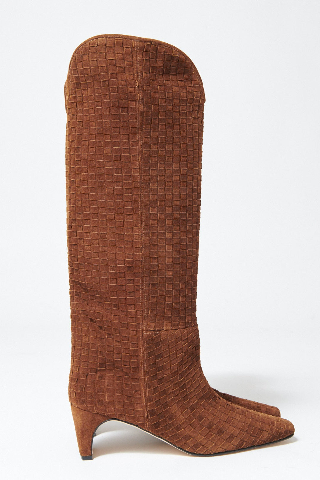 Flat lay of Frēda Salvador Lennox Knee High Boot side view