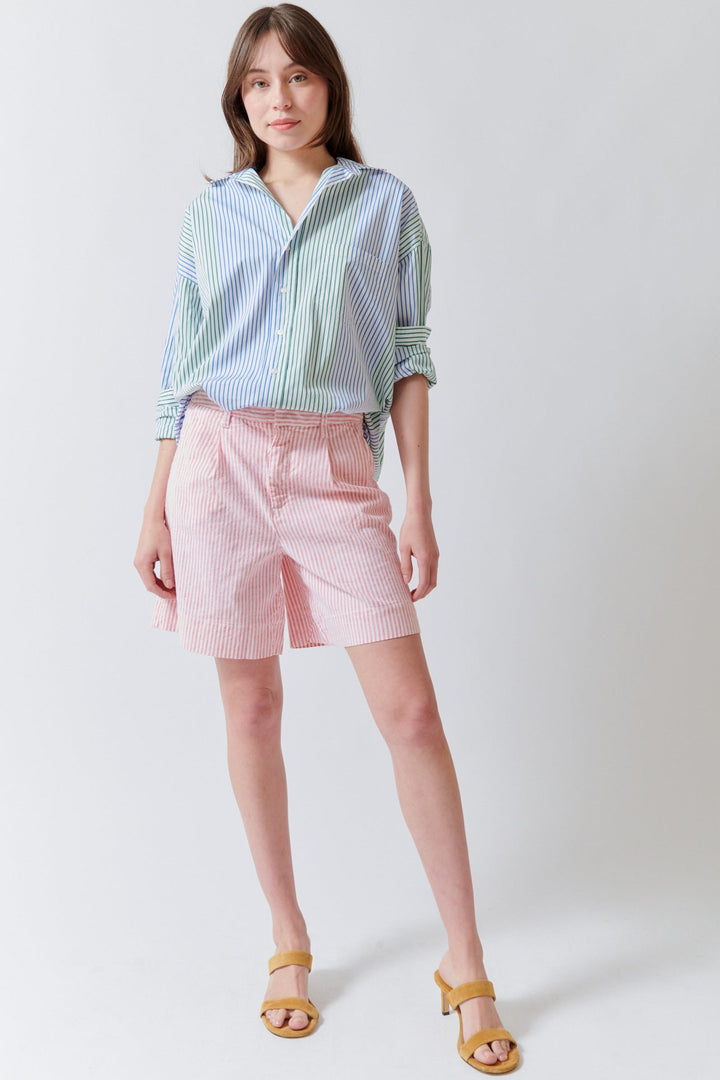 Angela wearing Frank & Eileen Waterford Golf Short front view