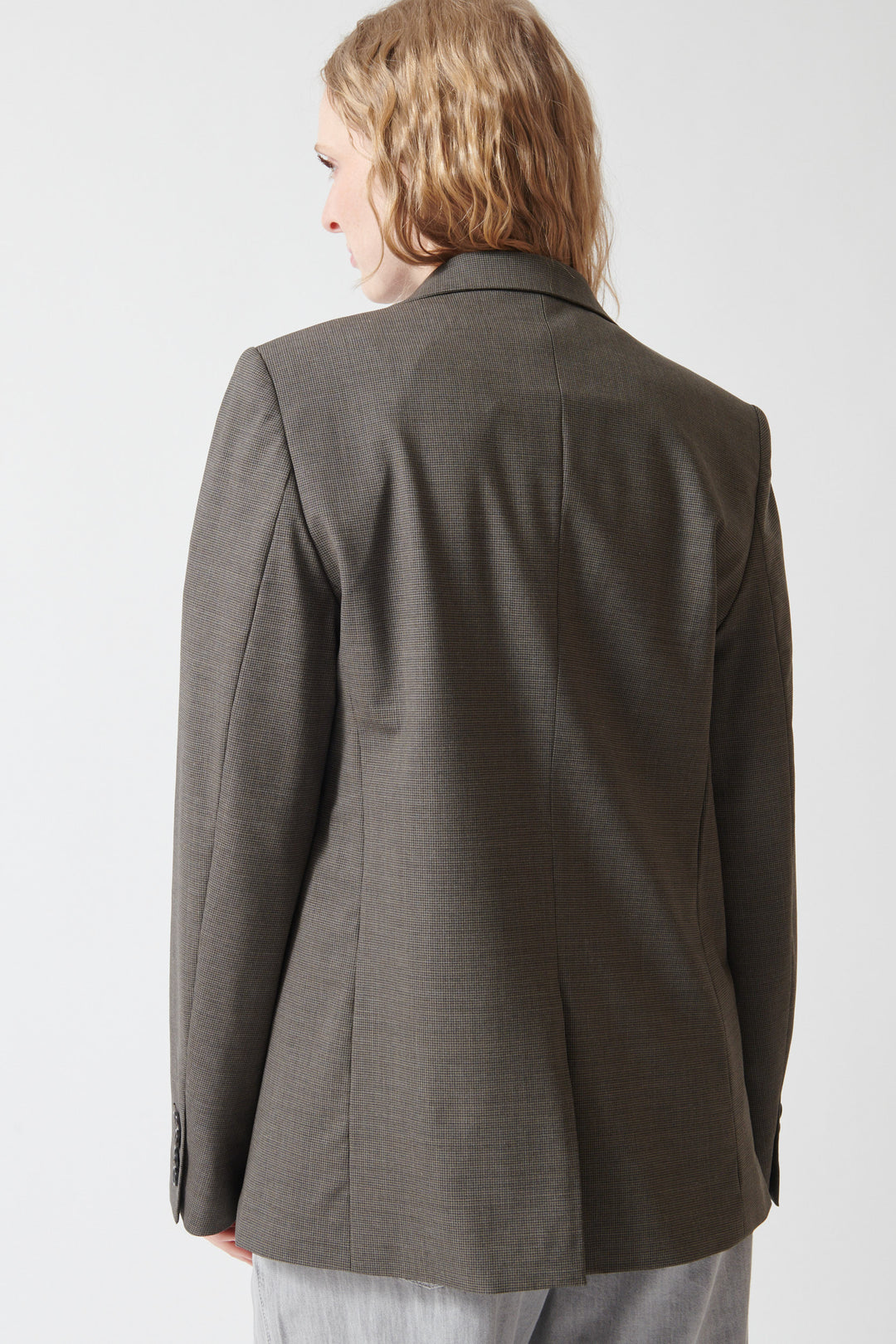 Madi wearing 6397 Sporting Blazer rear  view