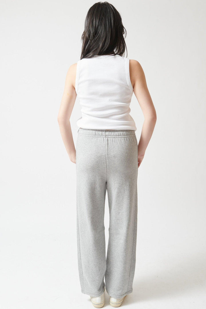 Lilly wearing Lilla P Side Panel Terry Pant rear view