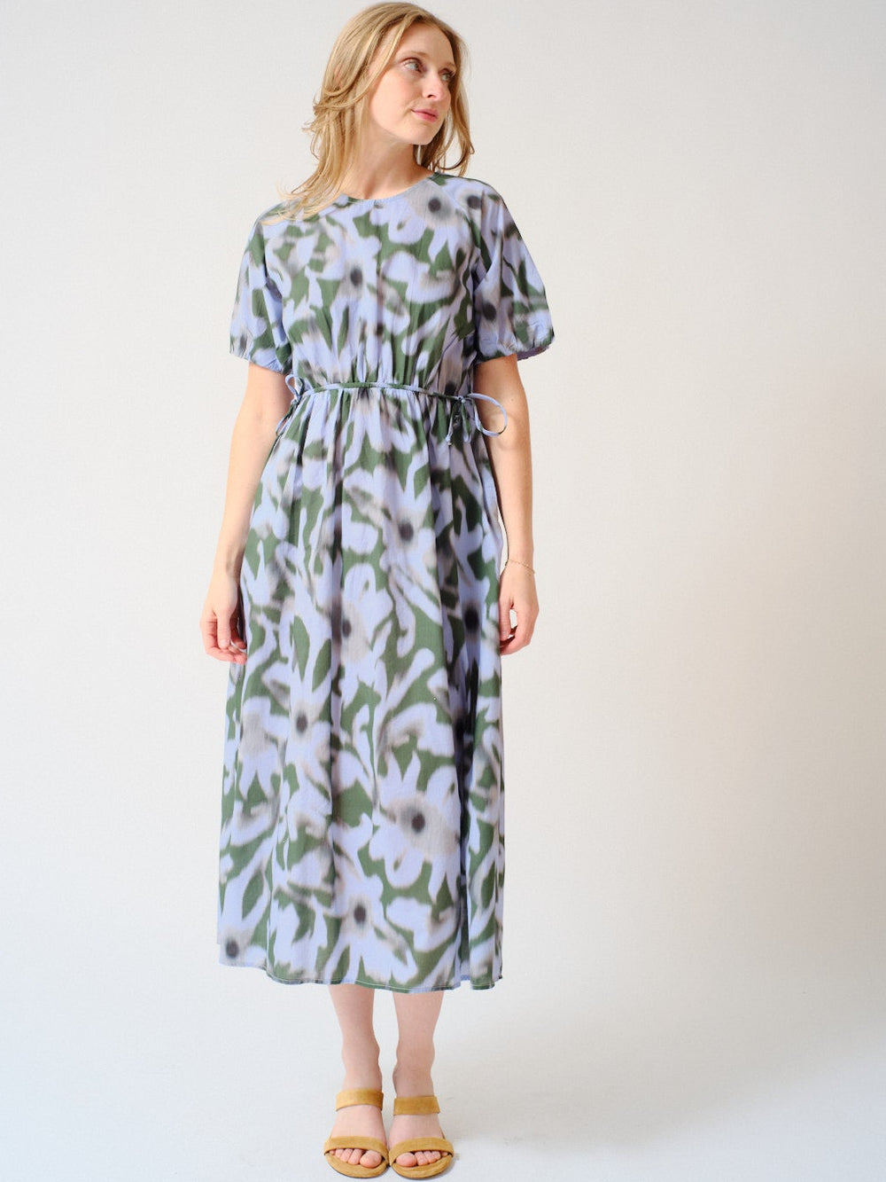 Madi wearing Kowtow Illustrate Dress front view