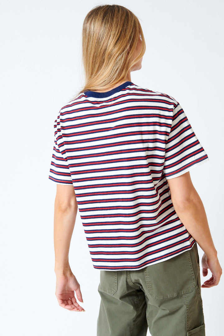 Mari wearing Xirena Paulina Tee rear view