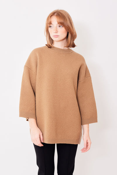 Christian Wijnants Kolec Oversized Boiled Wool In Jersey Stitch Front