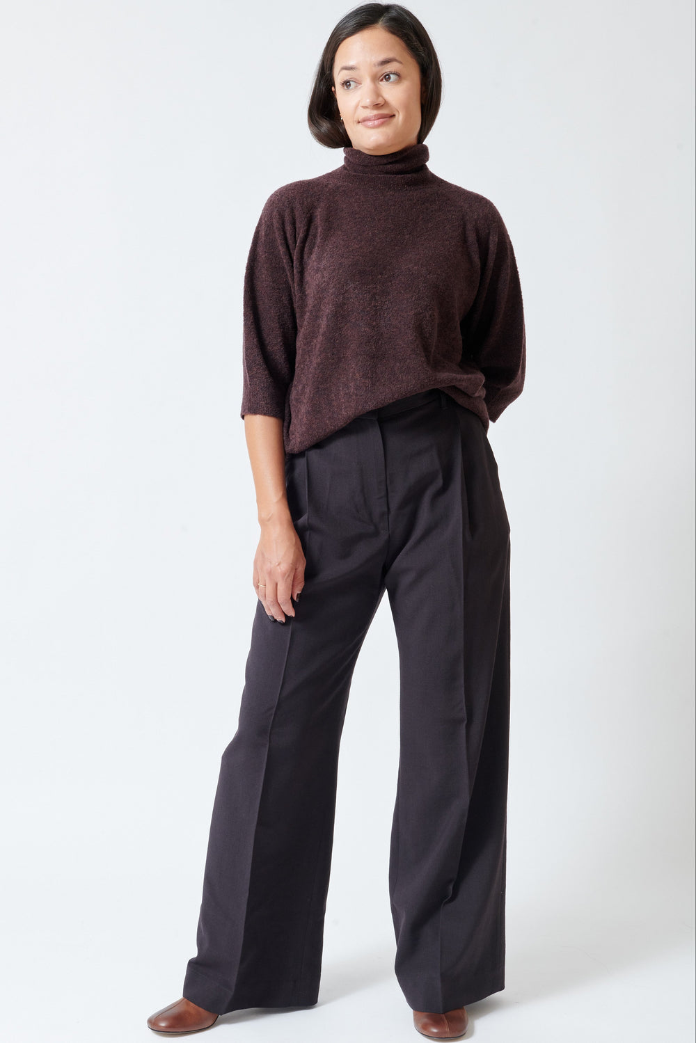Model wearing Christian Wijnants Pama Trouser front view