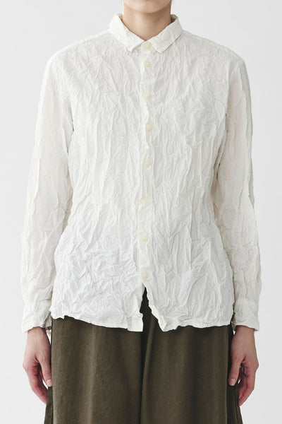 Pas de Calais Crinkle Finish Fitted Shirt