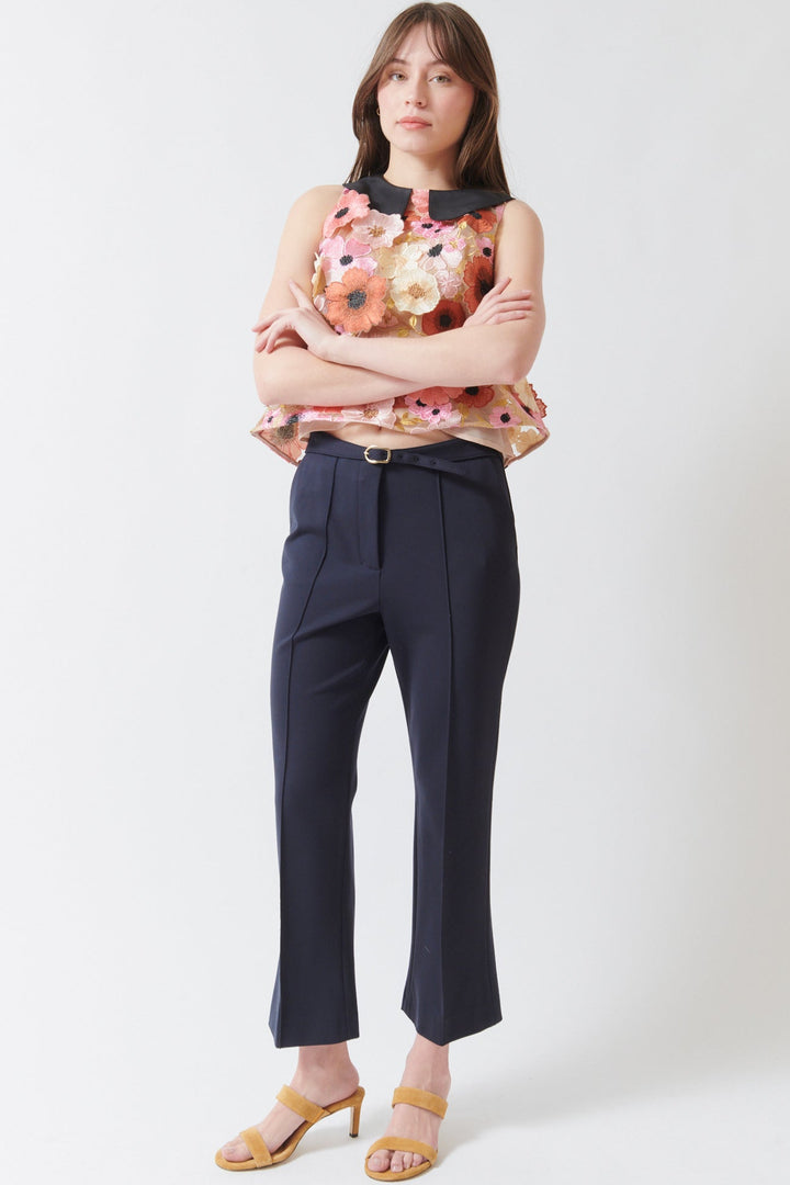Angela wearing Dorothee Schumacher Emotional Essence Pants front view