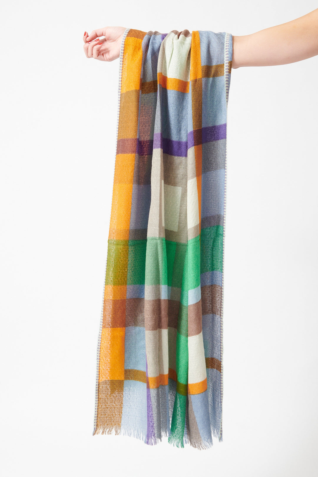 Épice Check 5 Shawl