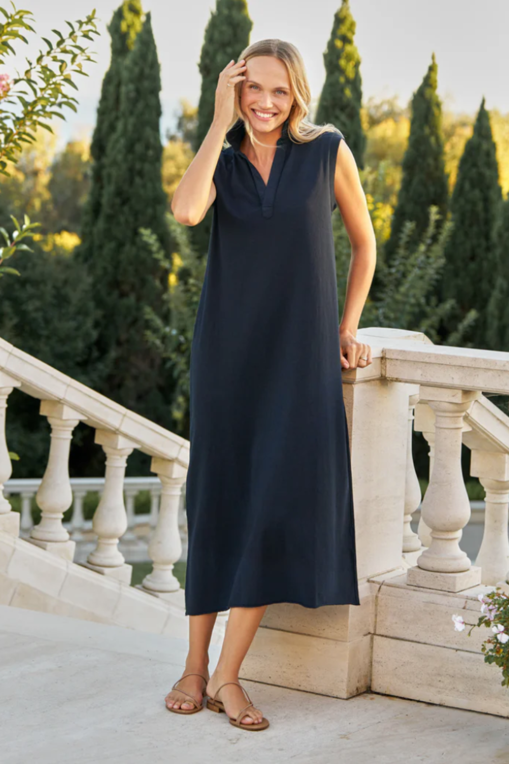 frank and eileen maxi dress Frank & Eileen Lily Sleeveless Polo Dress