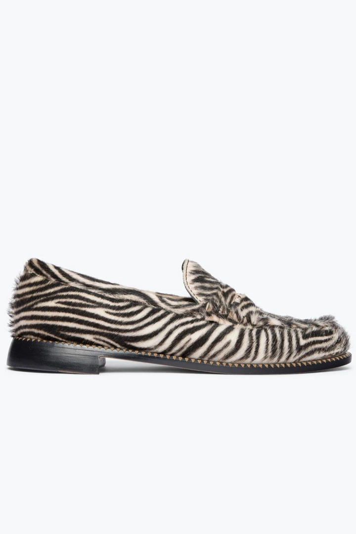 Flat lay of Frēda Salvador Elba Penny Loafer front view