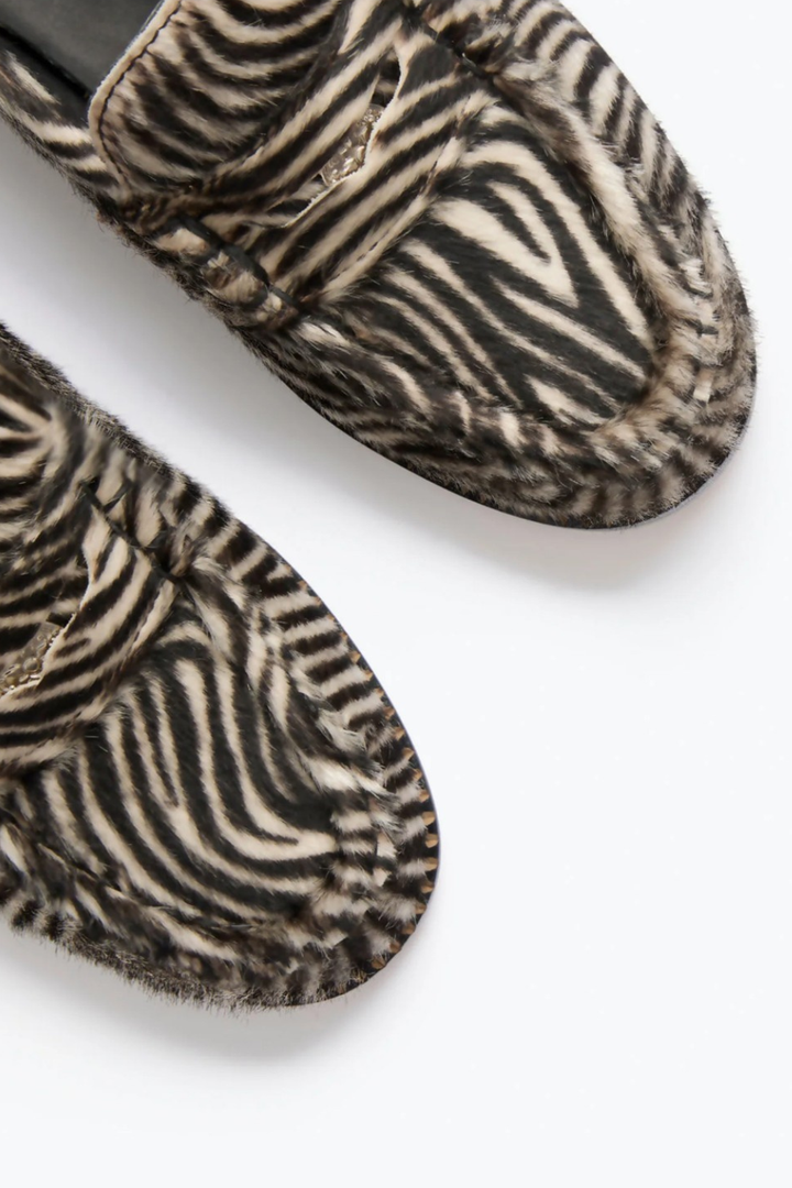 Flat lay of Frēda Salvador Elba Penny Loafer top view
