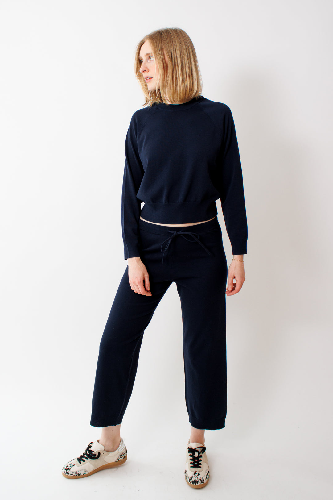 Madi wearing The Great The Lantern Pant front view