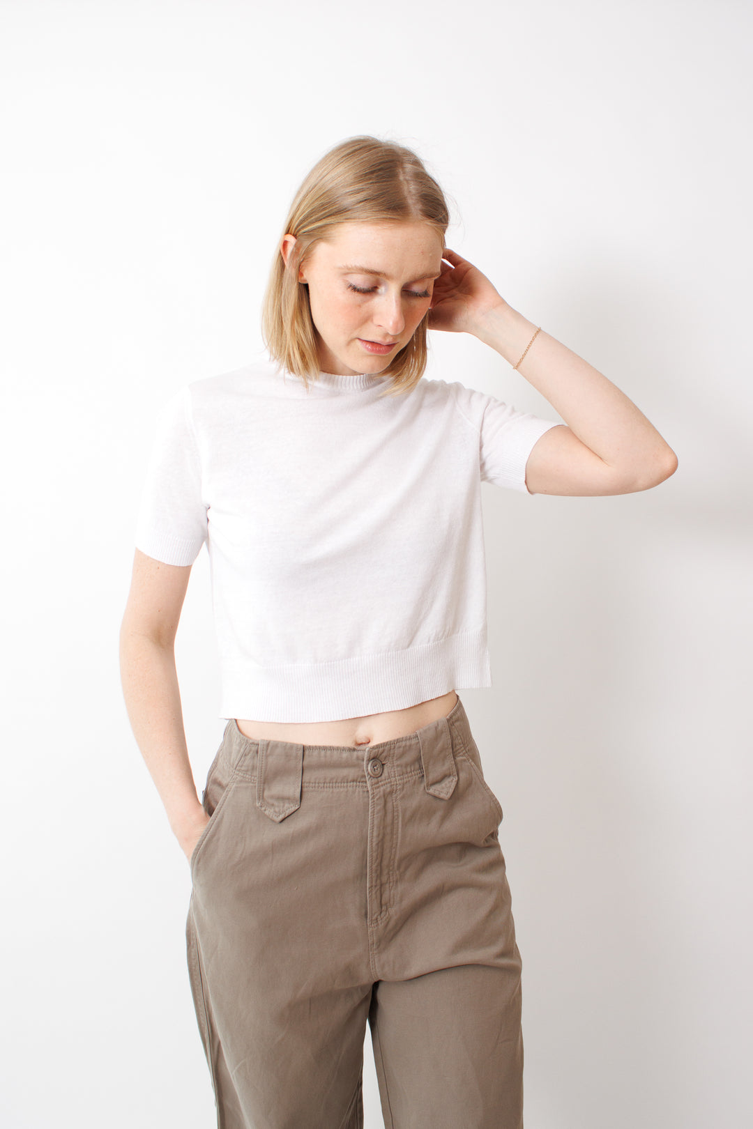 Lars Andersson Cropped SS Crewneck