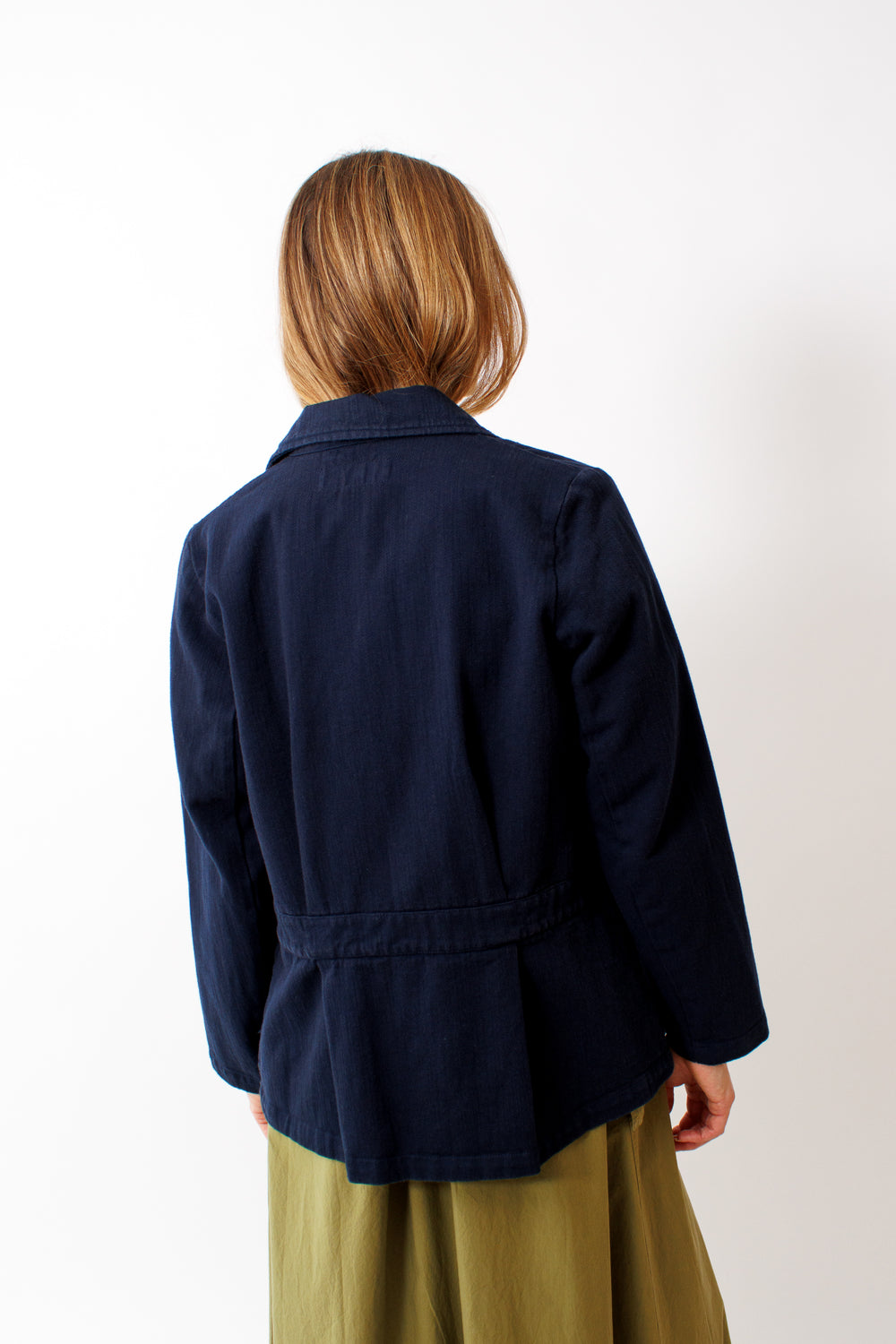 Mari wearing Labo.Art Thissio Jacket rear view