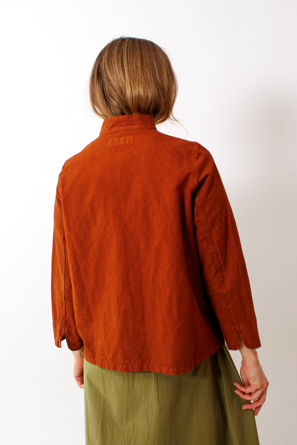 Mari wearing Labo.Art Marina Jacket rear view