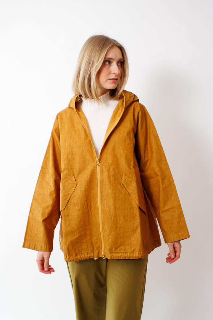 Madi wearing Labo.Art Ada Jacket front view 