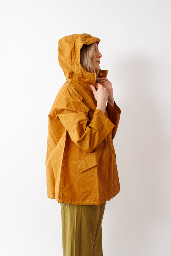 Madi wearing Labo.Art Ada Jacket side view 
