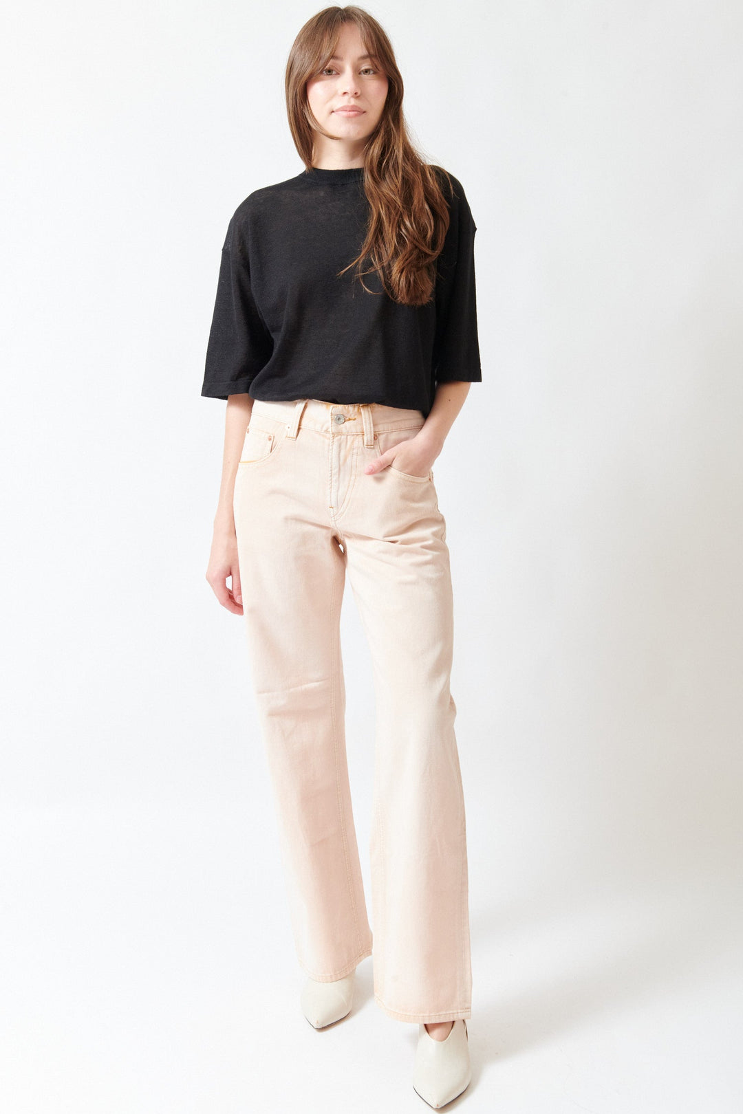 Angela wearing 6397 Icon Pant front view