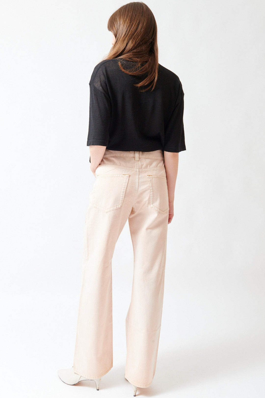 Angela wearing 6397 Icon Pant rear view