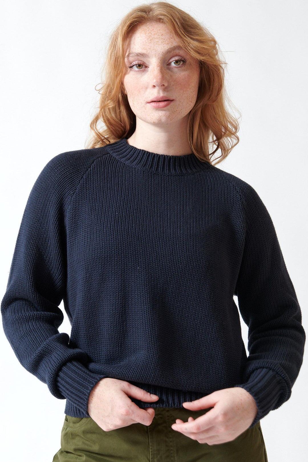 Waverly wearing Jamie Haller The New Crew front view