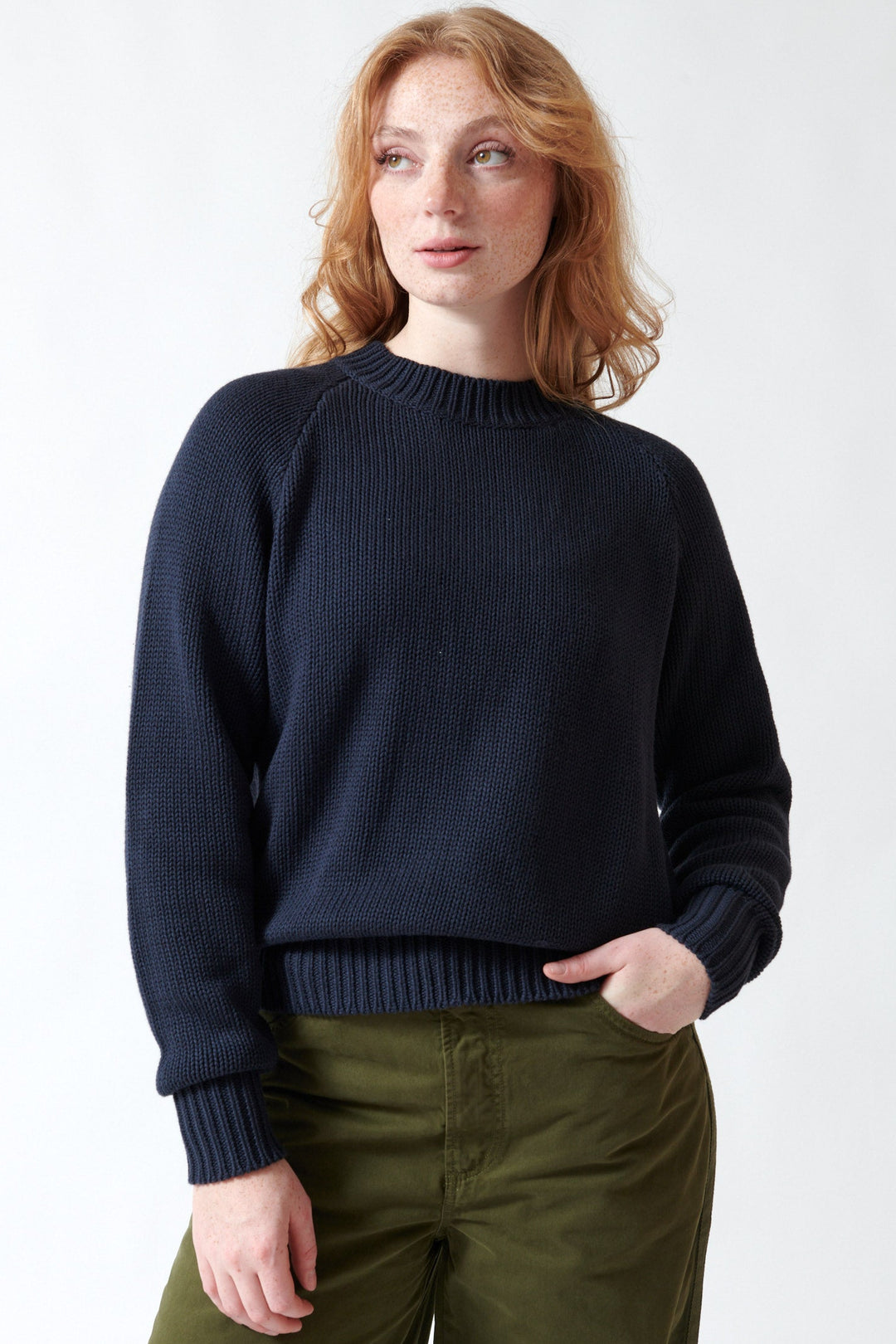 Waverly wearing Jamie Haller The New Crew front view