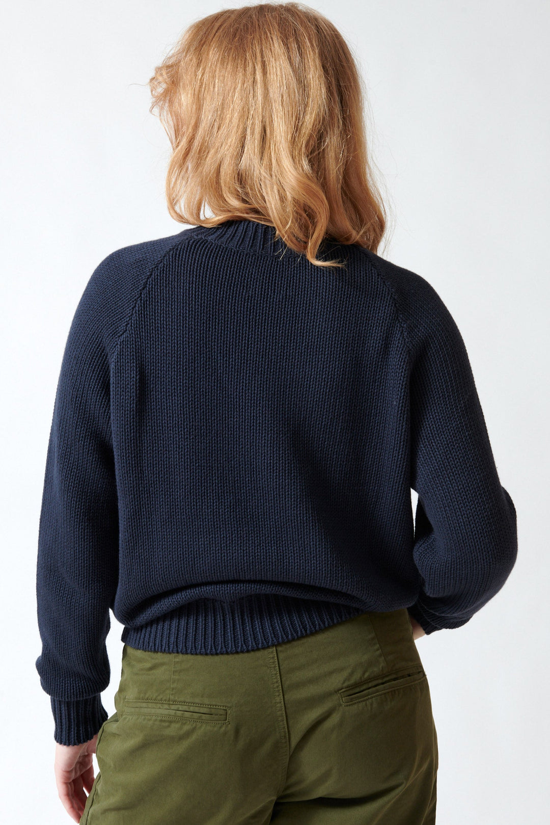 Waverly wearing Jamie Haller The New Crew rear view