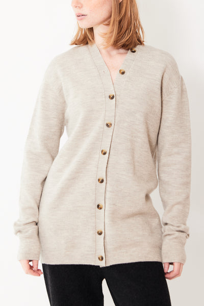 Lauren Manoogian Button Cardigan modeled from the front