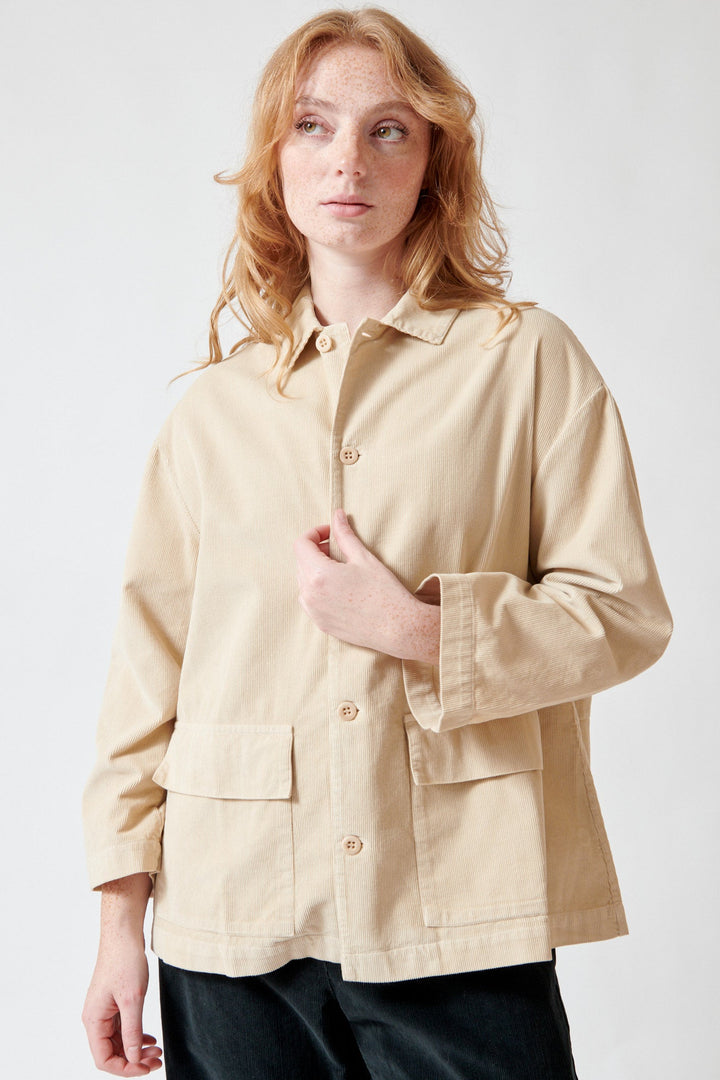 Waverly wearing Labo.Art Giulia Sarca Jacket front view