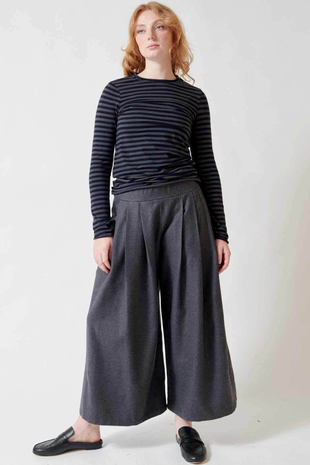 Waverly wearing Labo.Art Rombo Pant front view