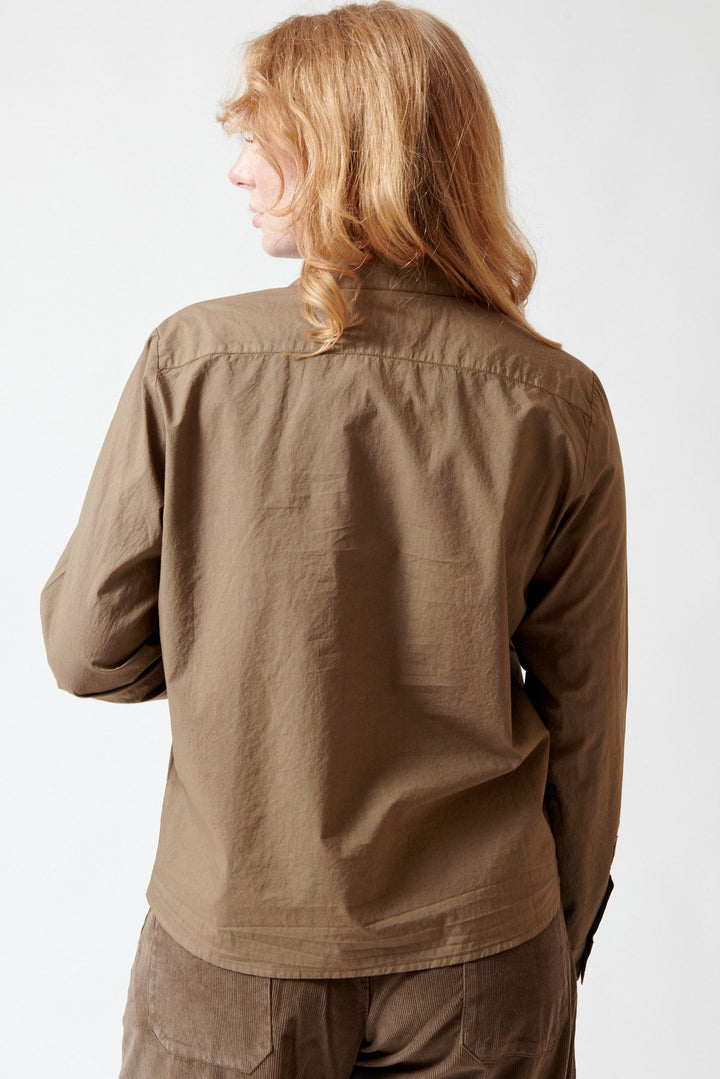 Waverly wearing Labo.Art Sushi Shirt rear view