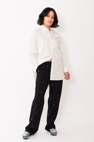 MM6 Maison Margiela Runaway Paintbrush Trouser