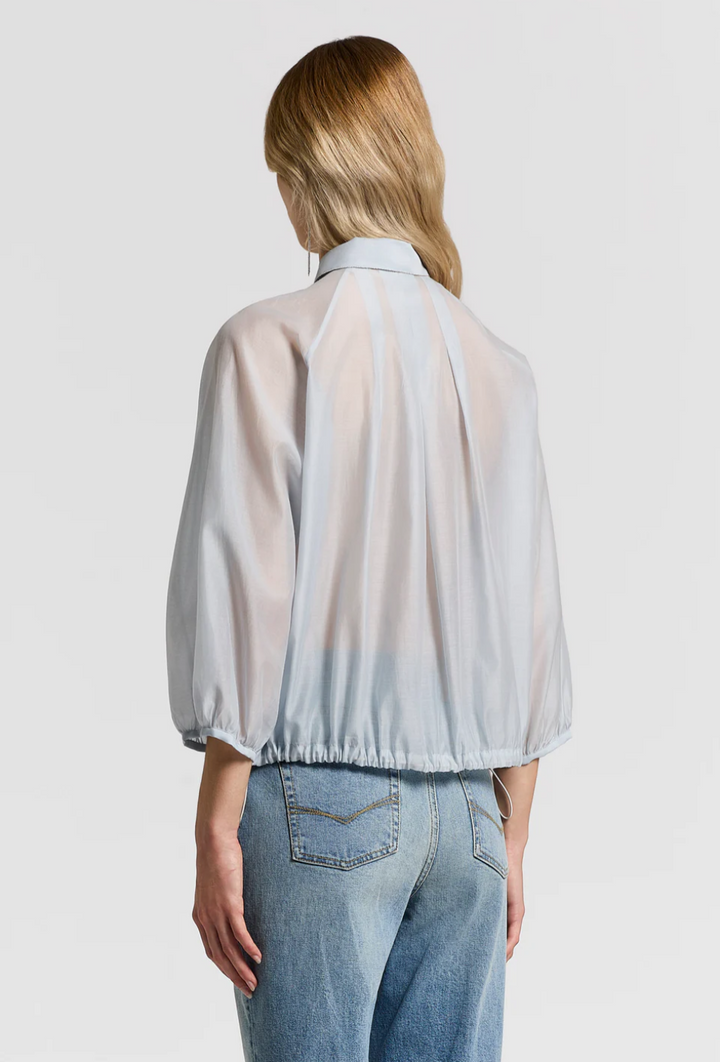 Peserico Cotton Silk Blend Matte Organza Shirt
