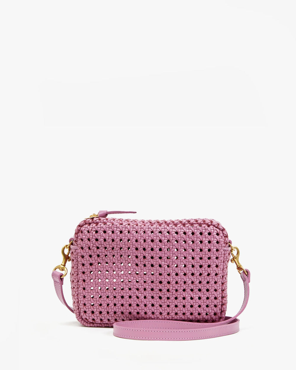 Flat lay of Clare V. Midi Sac front view