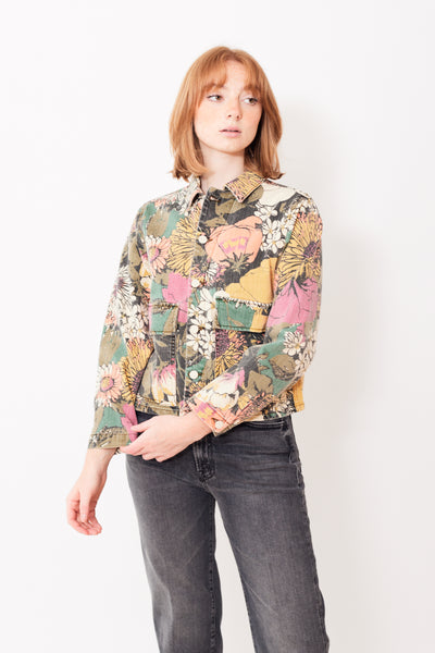 Mother Denim Shrunken All In A Days Work Jacket Front