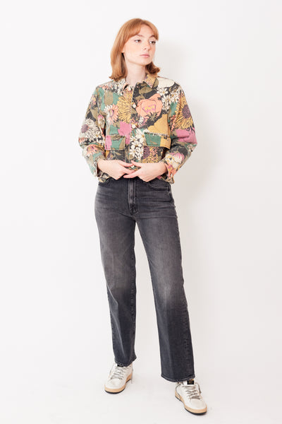 Mother Denim The Rambler Zip Flood Front