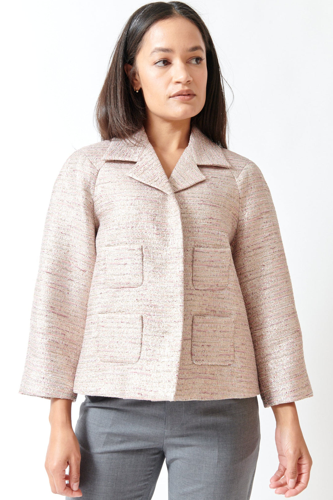 Amanda wearing N°21 Celebration Jacket front view