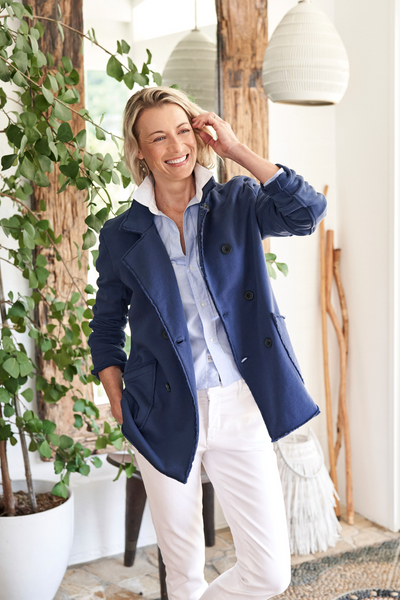 Frank & Eileen Belfast Peacoat Front