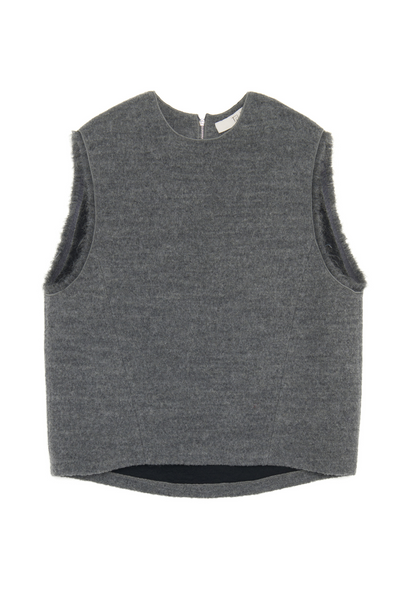 Tela Cardo Vest laid flat
