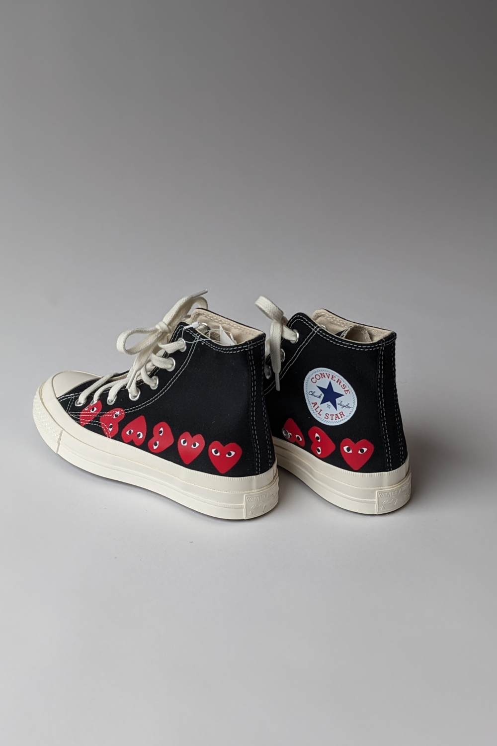Converse cdg black high sale