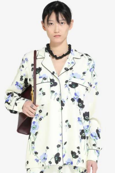 N°21 Floral-Print Shirt Front