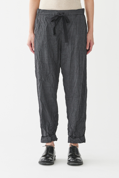 Front of Pas de Calais Houndstooth Twill Cuffed Pants